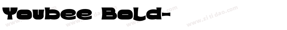 Youbee Bold字体转换